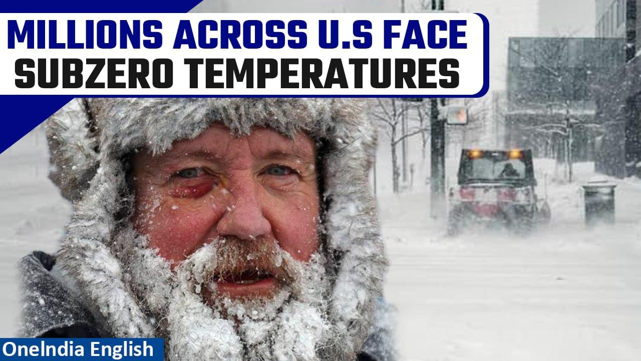U.S: Americans face below-zero temperatures as storms bring more Arctic air and snow | Oneindia News