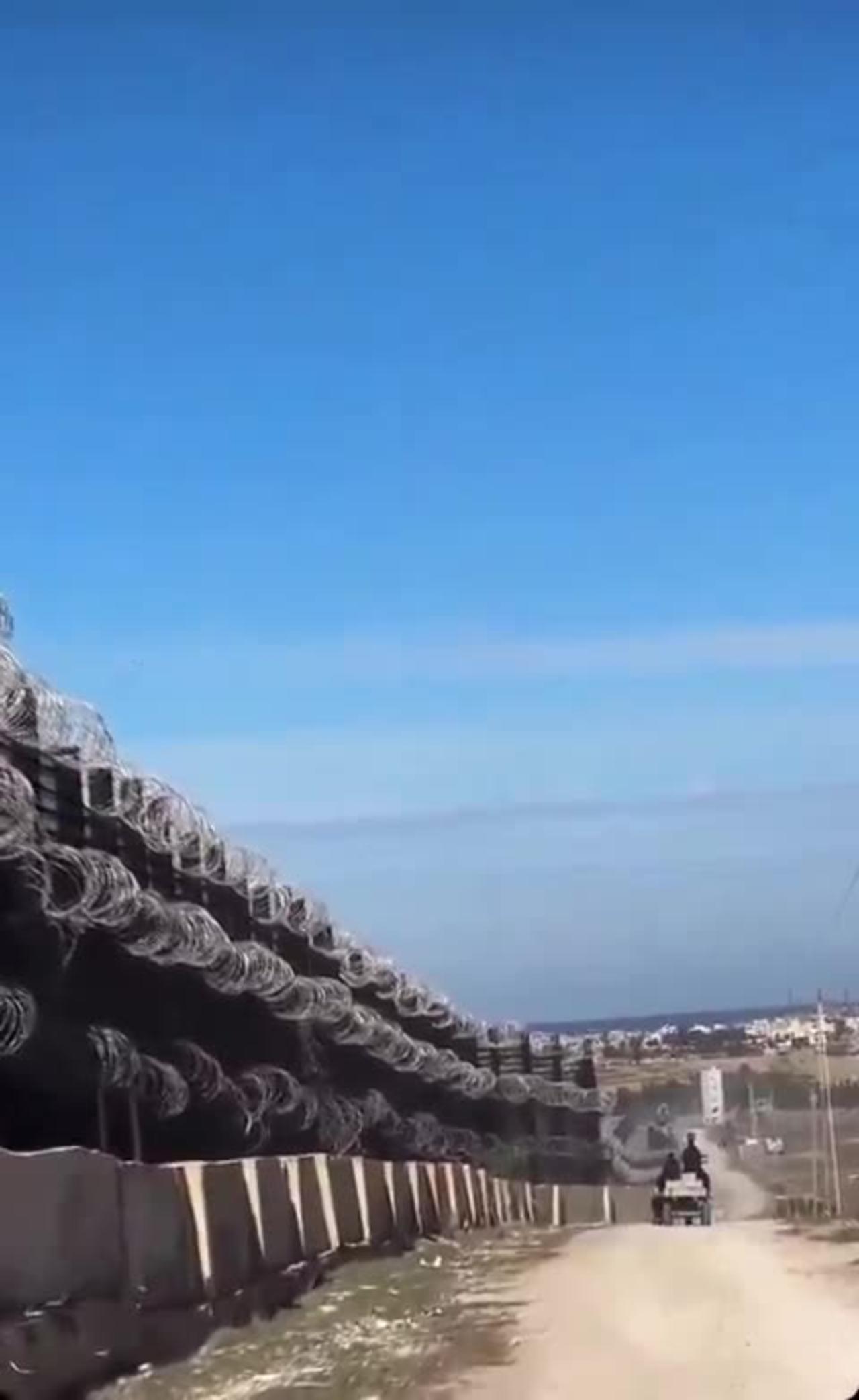 This is Egypt’s border wall with Gaza