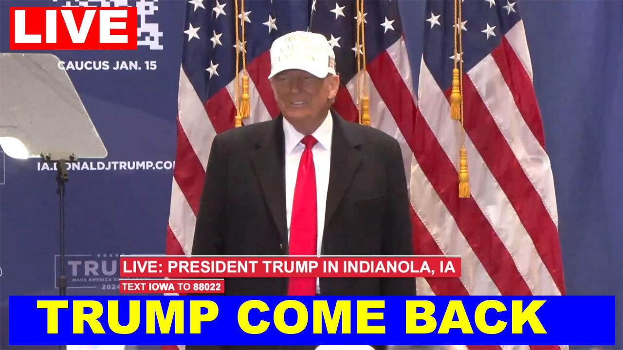 President Trump in Indianola, IA 01.15.2024 One News Page VIDEO