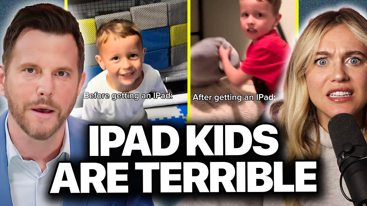 Scary Footage of a Kid Before & After Getting an iPad | Dave Rubin & Isabel Brown