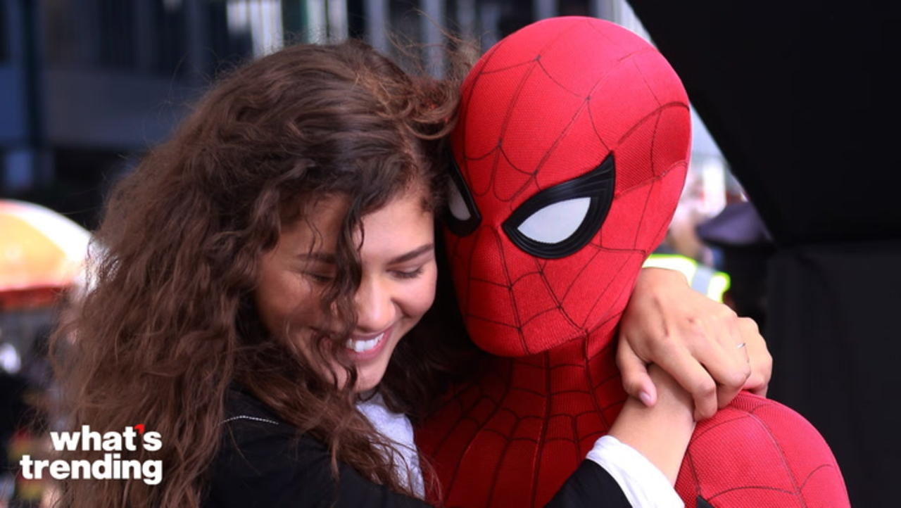 Tom Holland and Zendaya Rewatch ‘Spider-Man’ for Nostalgia