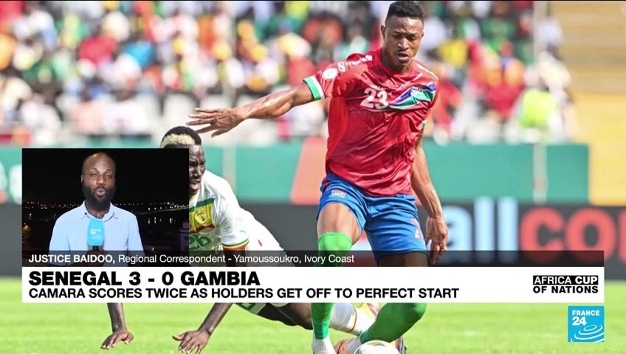 AFCON 2024: Holders Senegal begin title defence with 3-0 victory over Gambia