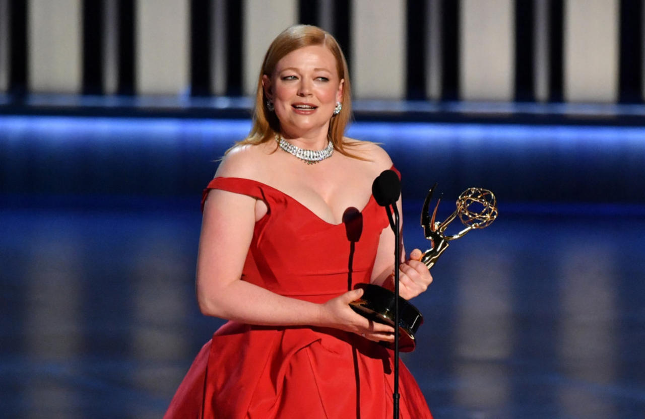 Emmy Awards: Sarah Snook dedicates win to baby girl