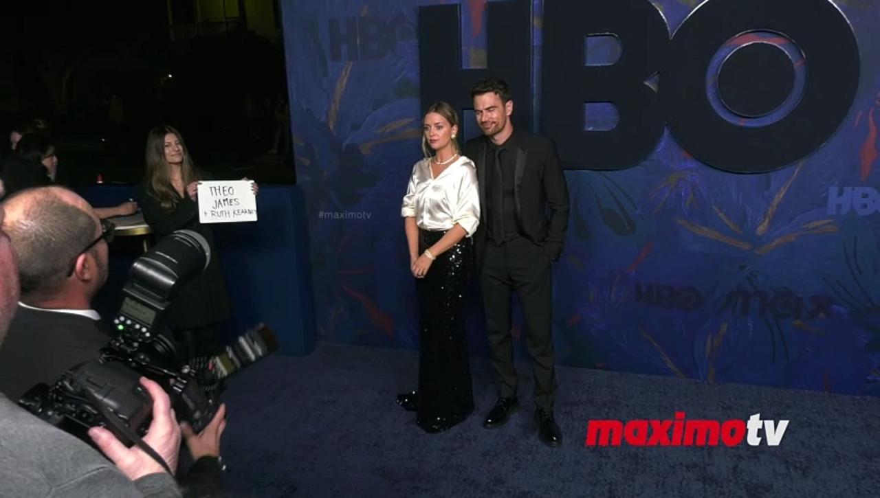 Theo James 'HBO & Max Post-Emmy Celebration' Blue Carpet