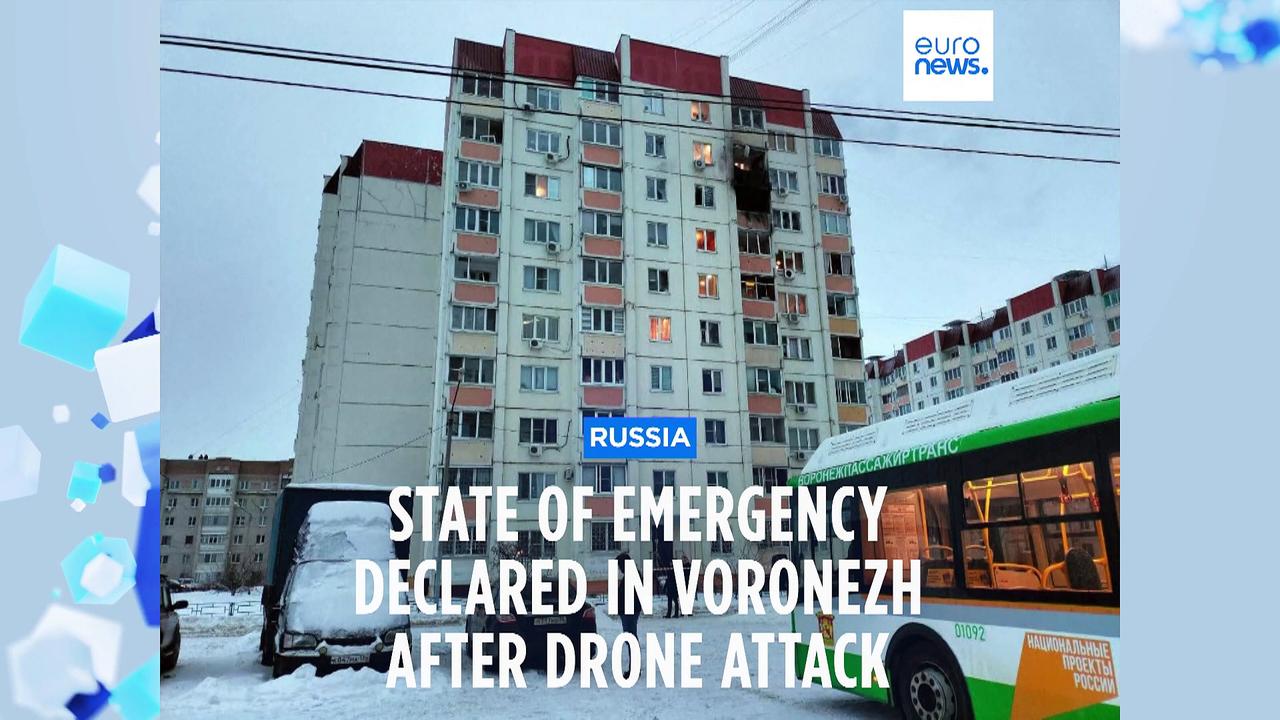 Ukraine launches drone strike on Russian city of Voronezh