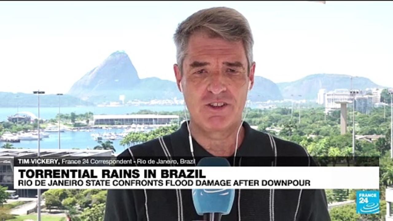 Brazil's Rio de Janeiro state confronts flood damage after heavy rain kills at least 12