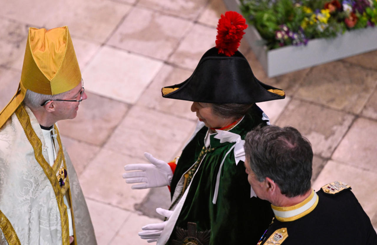 Princess Anne did not intentionally obscure Prince Harry's view at the King's Coronation