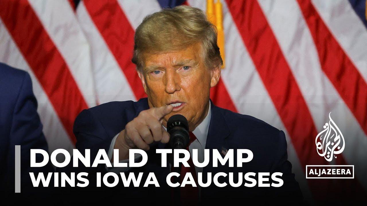Trump wins Iowa caucuses, cementing frontrunner status in 2024 race
