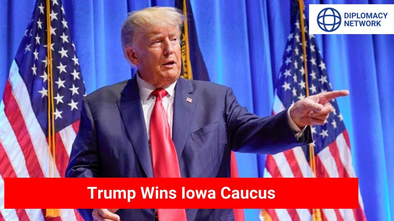 Trump resoundingly wins Iowa Republican Caucus