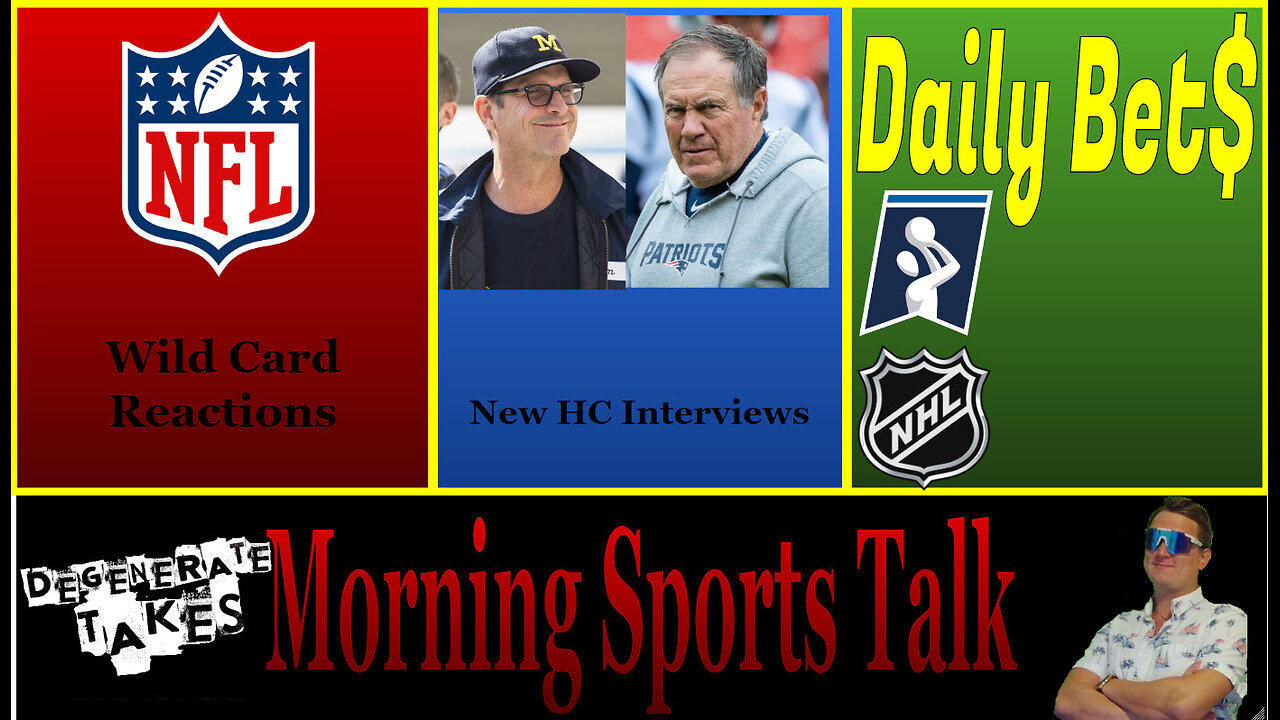 Morning Sports Talk: Jason Kelce Retiring & Reactions for Wild Card Weekend!