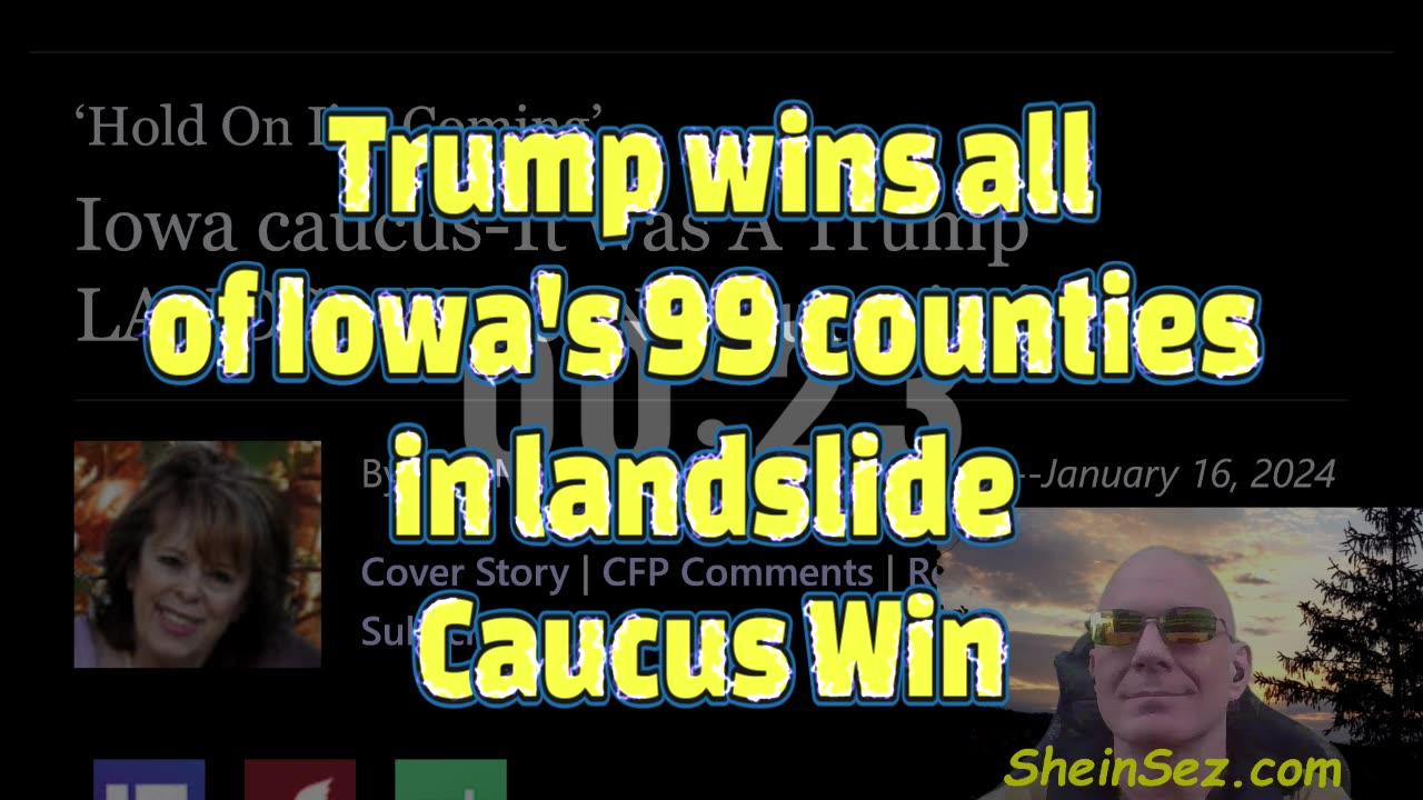 Trump Wins All Of Iowa's 99 Counties In - One News Page VIDEO