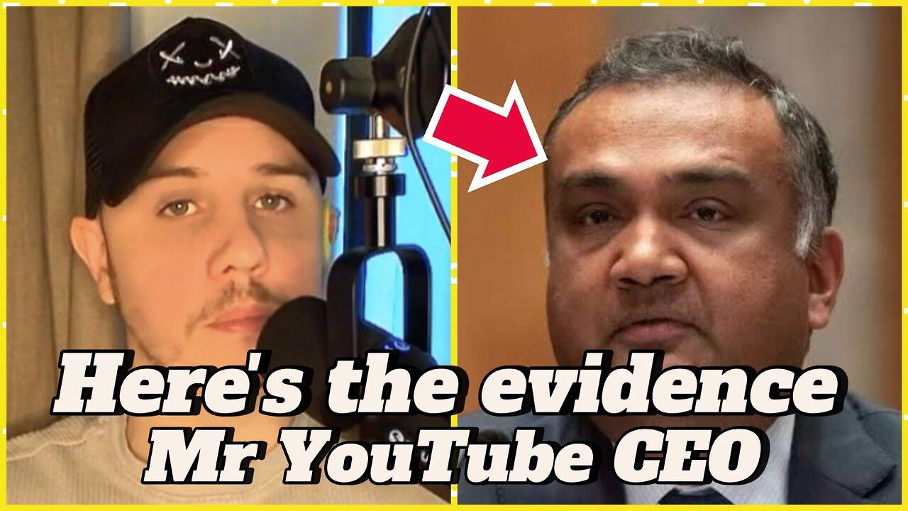Direct message to the CEO of YouTube Neal Mohan here's evidence YouTube DELETED channel WRONGFULLY