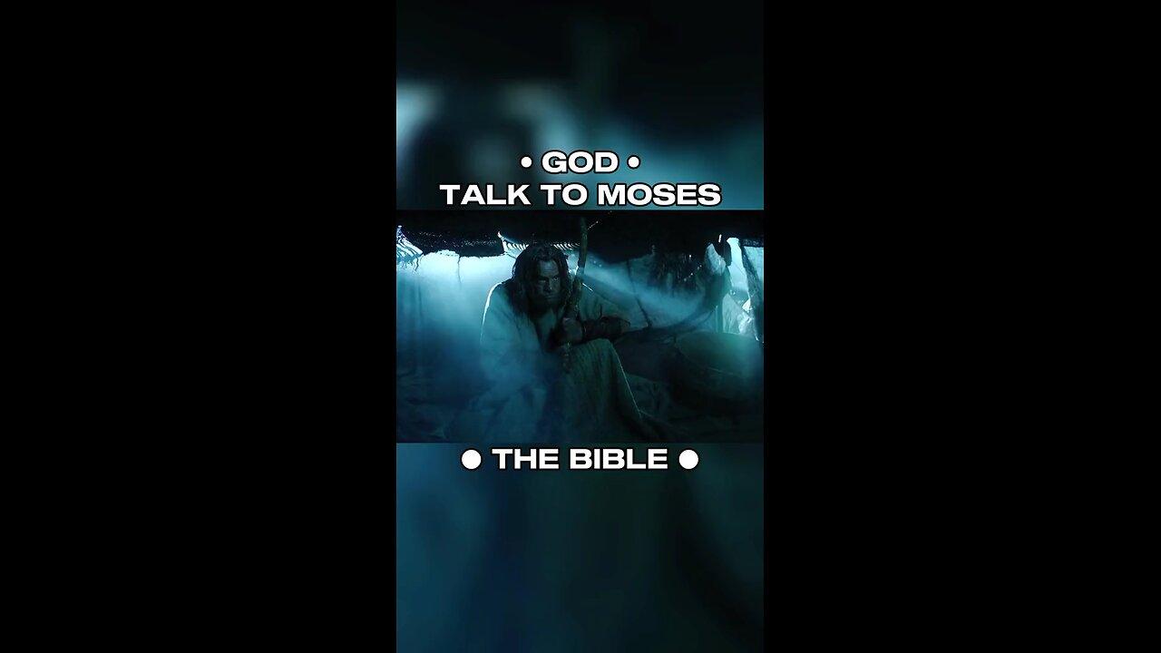 did moses talk with god