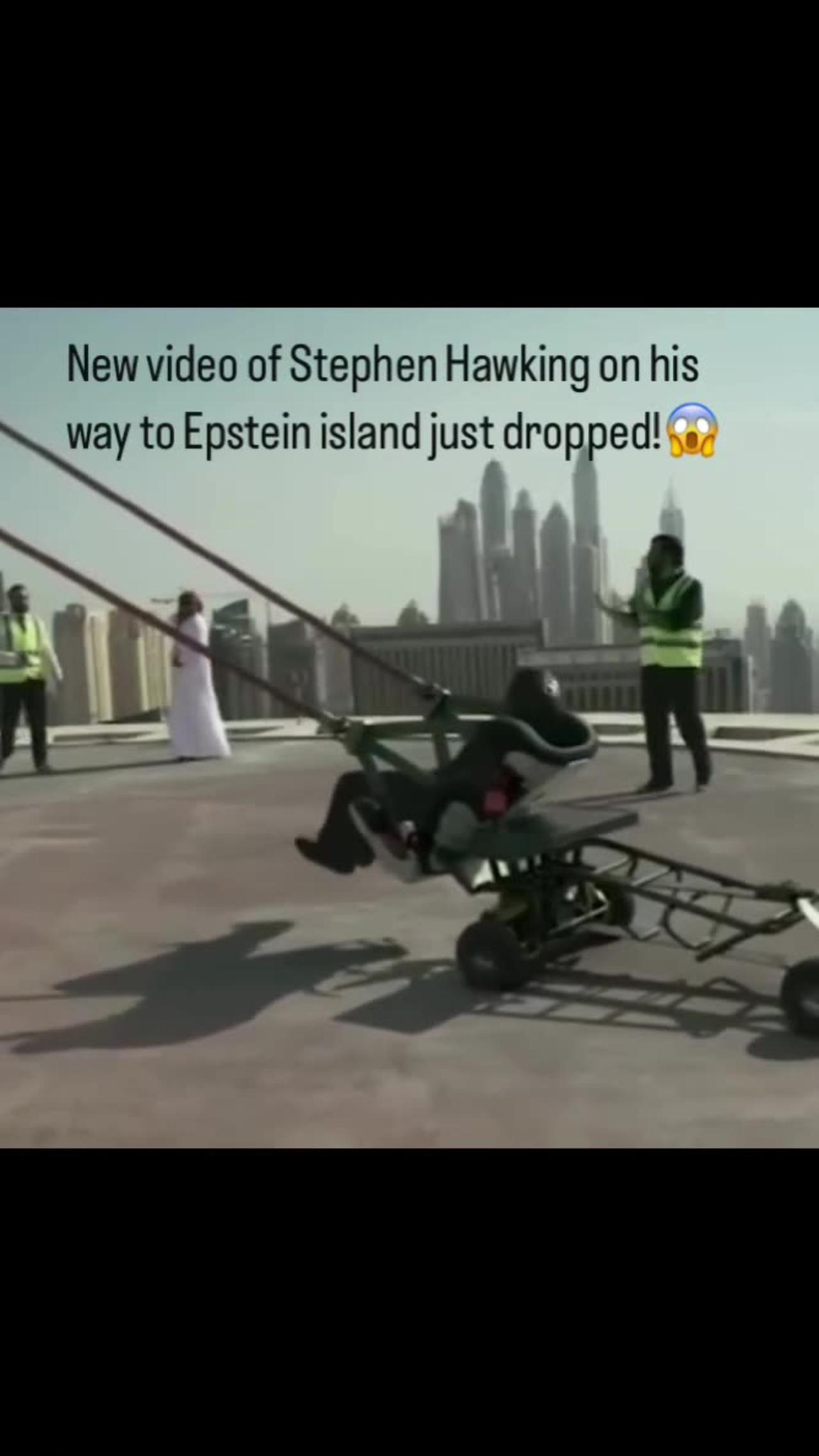 Stephen Hawking new video