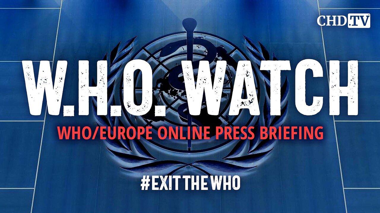 WHO Watch: WHO/Europe Online Press Briefing | January 16, 2024