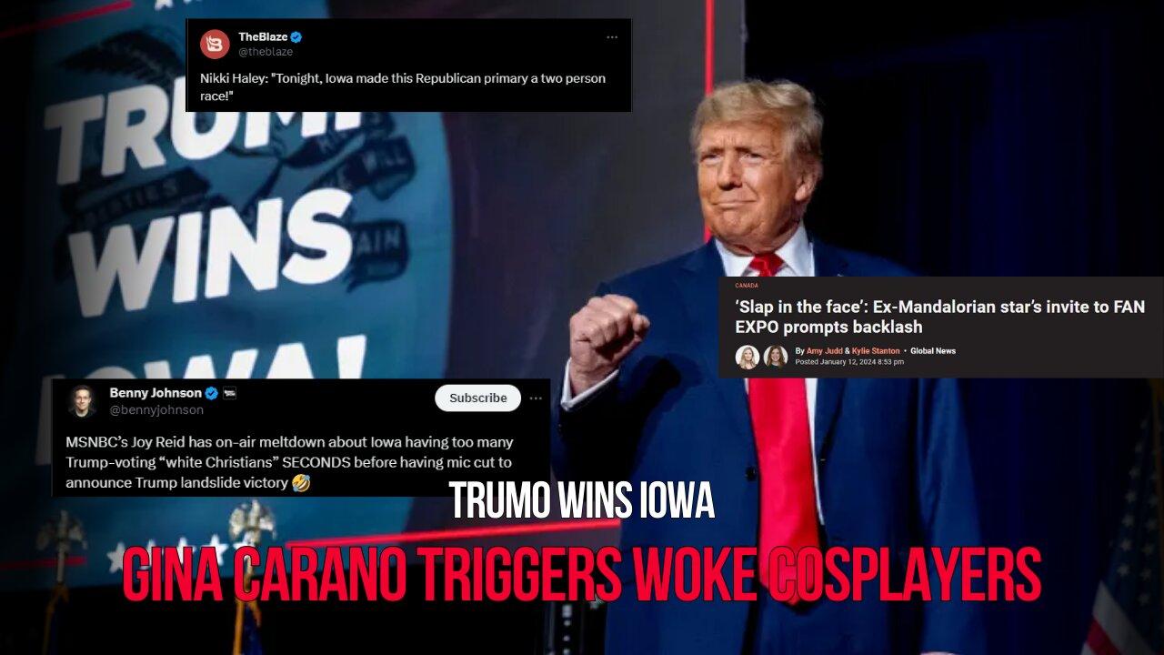 Trump WINS Iowa | Gina Carano Triggers Woke Cosplayers | The Hooch