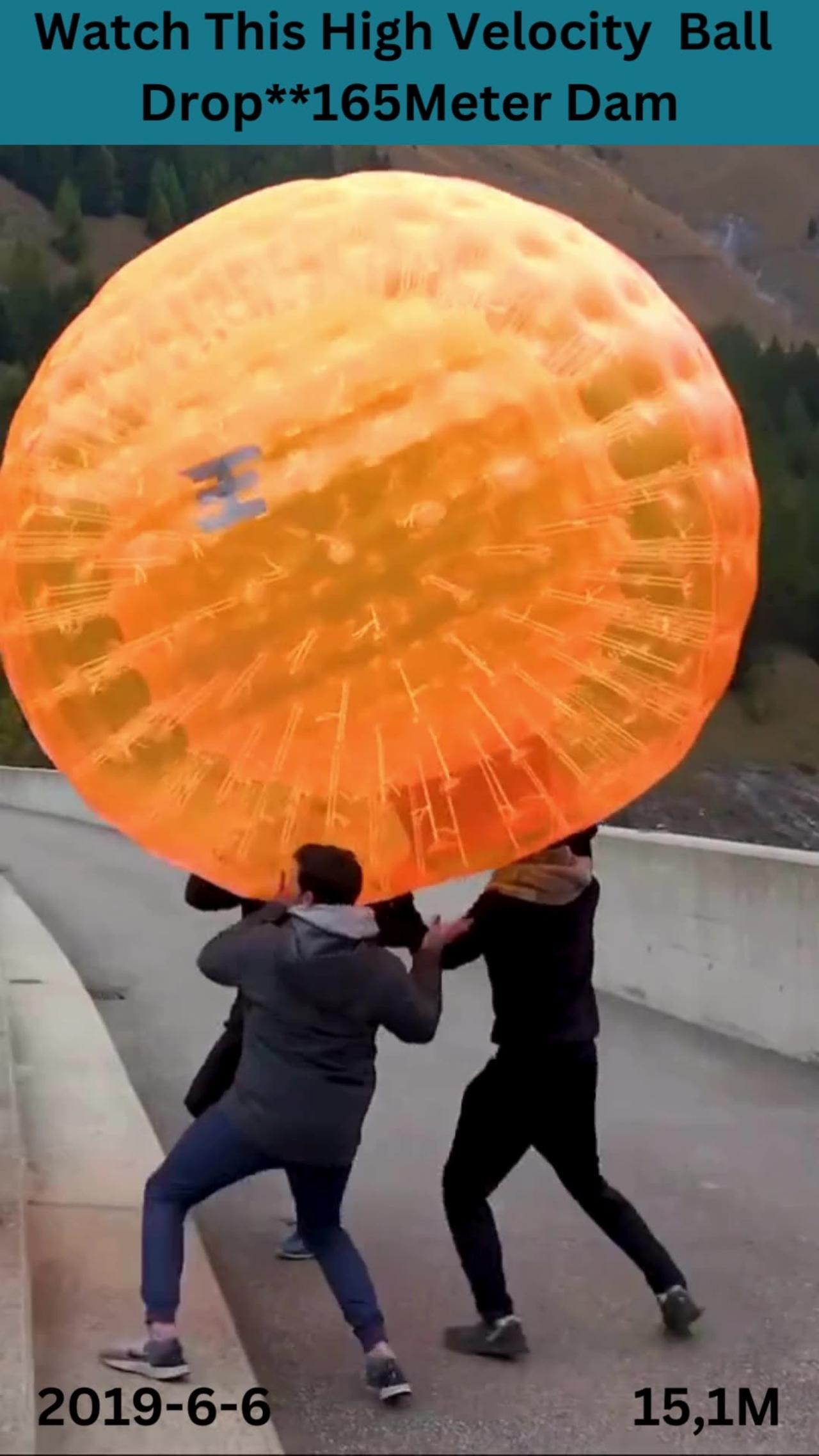 Watch This High Velocity Big Ball Drop From 165M One News Page VIDEO
