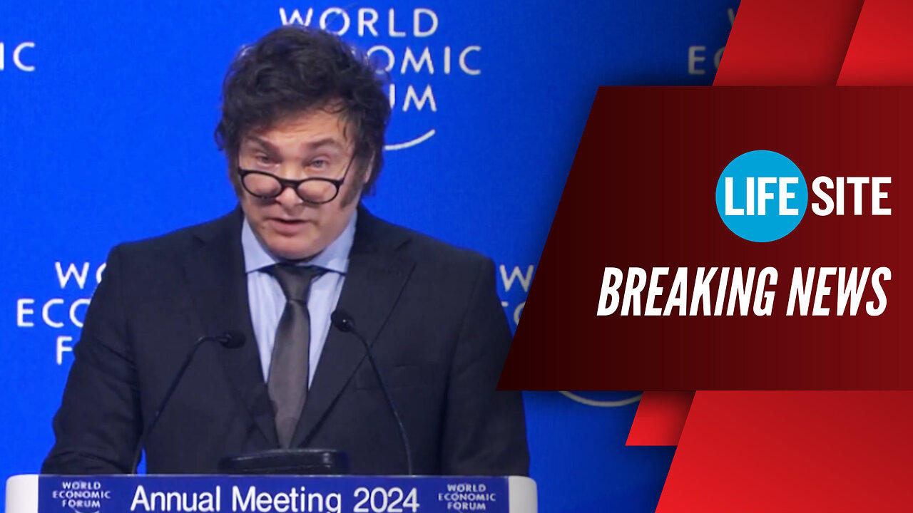 BREAKING: Argentina’s Javier Milei denounces ‘bloody abortion agenda’ at 2024 Davos summit