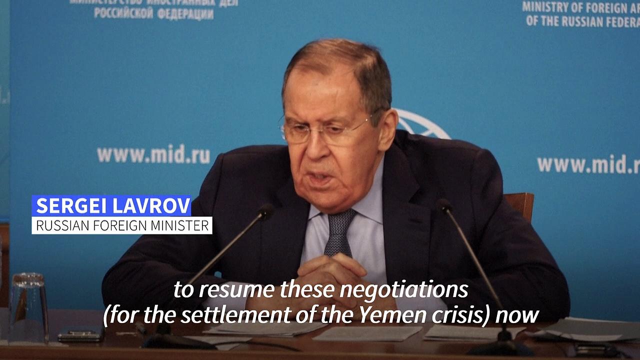 Russia's Lavrov says UK, US must 'stop the aggression against Yemen'