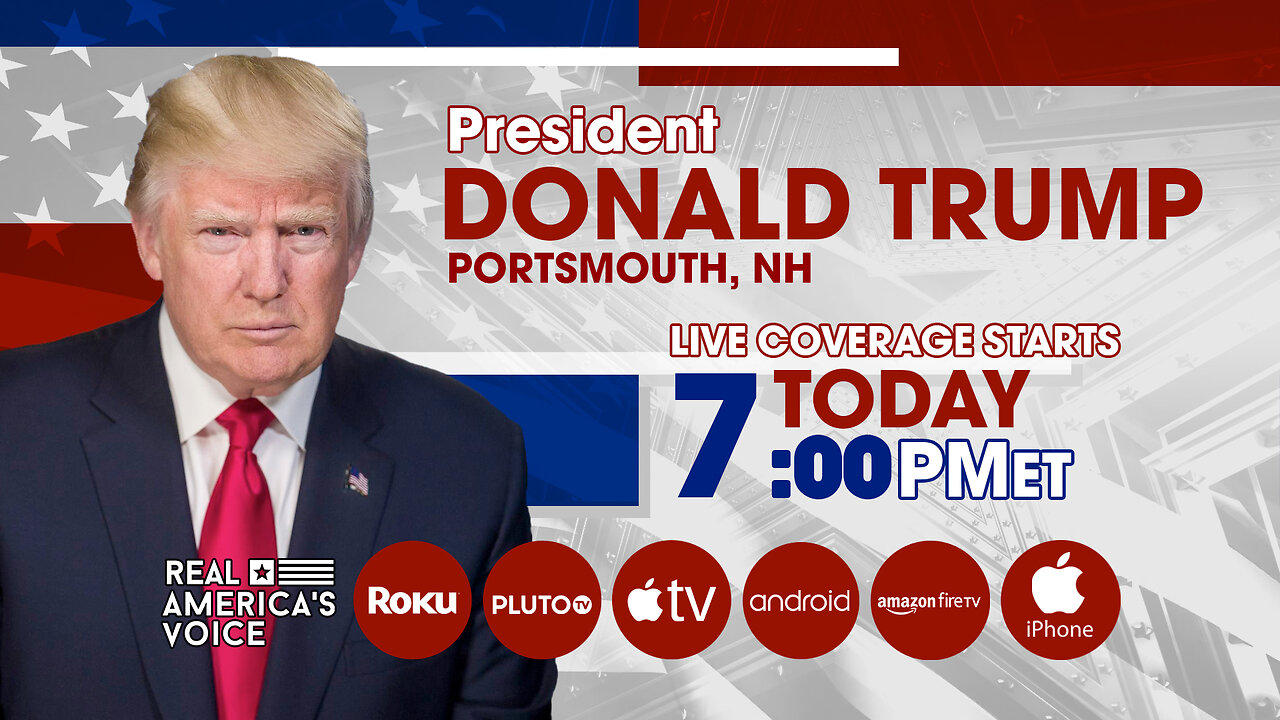 PRESIDENT TRUMP IN PORTSMOUTH NEW HAMPSHIRE