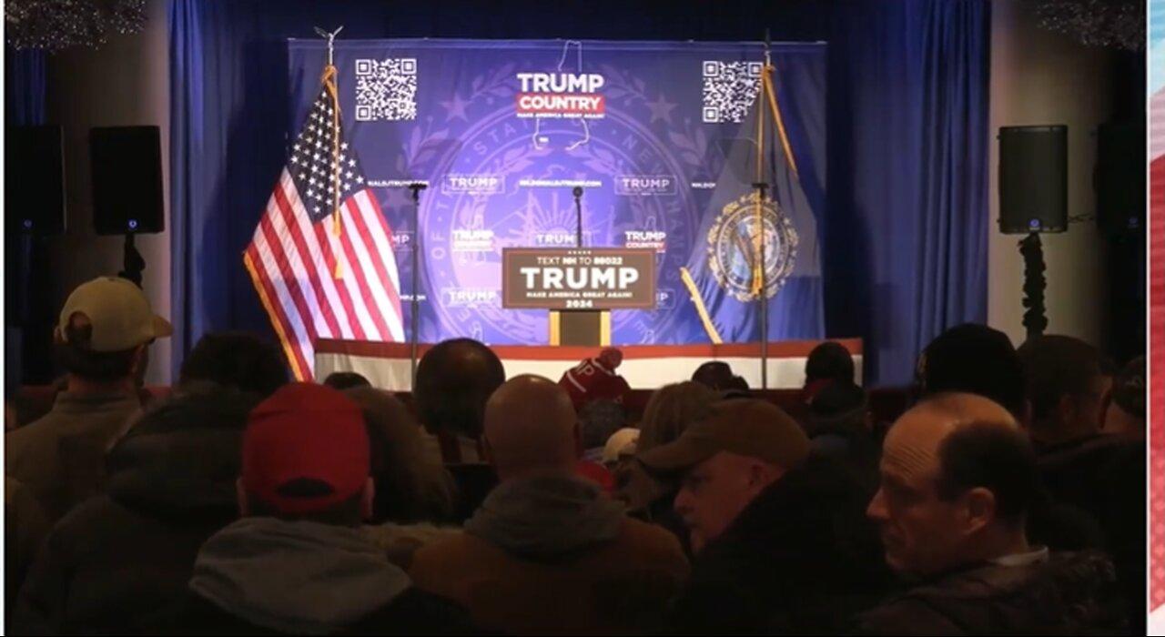 LIVE: President Trump Delivers Speech in Portsmouth, New Hampshire - 1/17/24