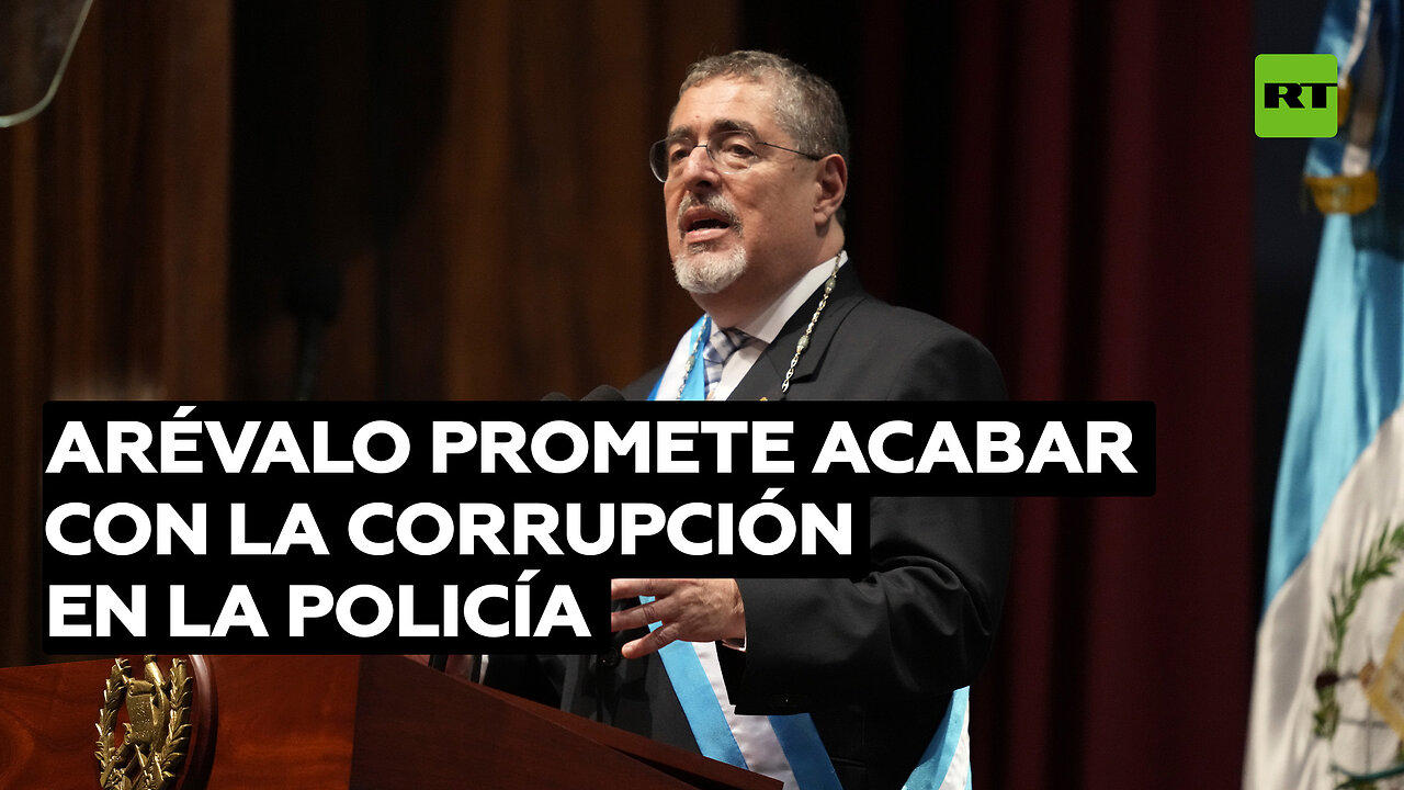 Arévalo promete acabar con la corrupción en la Policía guatemalteca