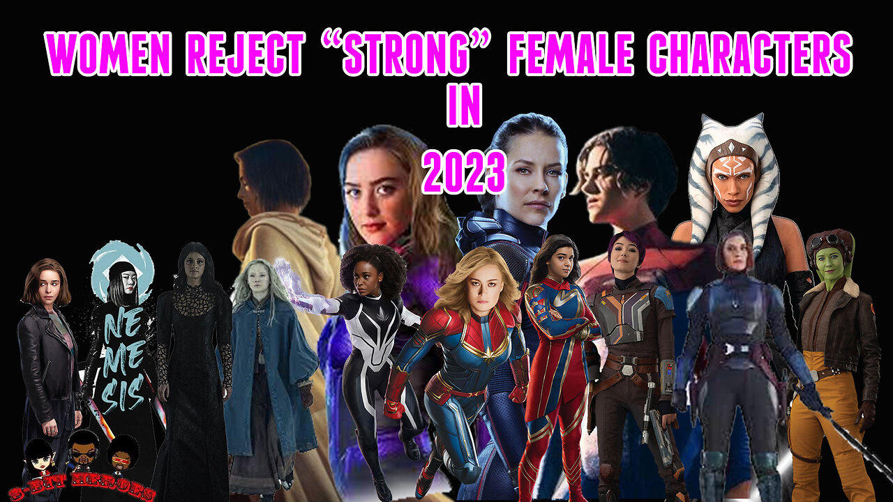 Female audiece ignore strong female characters in 2023 Disney Marvel Star Wars