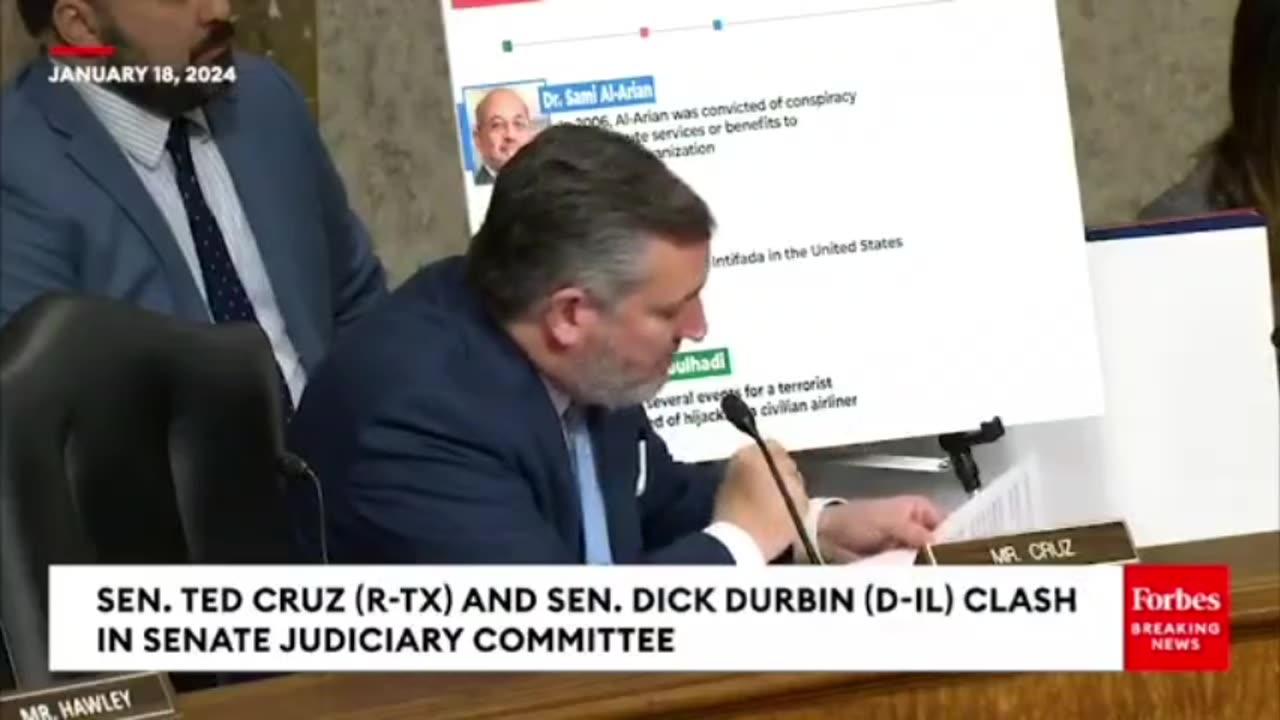 Sen Ted Cruz EXPLODES At Dick Durbin For Accusing Him Of Being A Bigot..