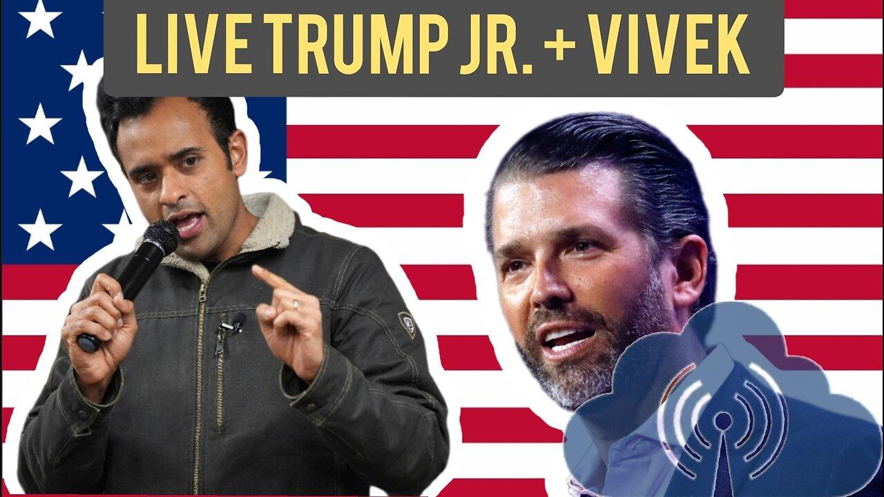 Live Trump Jr. + Vivek Ramaswamy 1/18/24 | Your News Now (YNN)