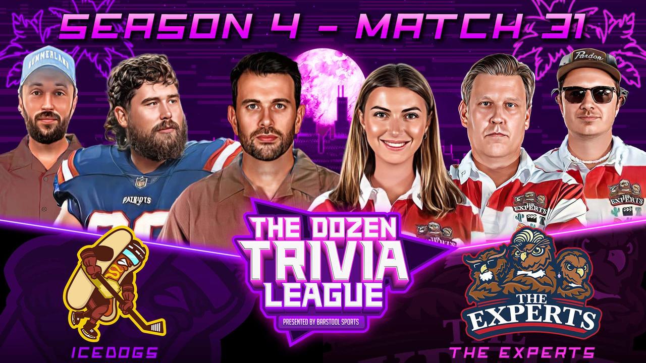 Brandon, Fran, PFT & The Experts vs. IceDogs | Match 31, Season 4 - The Dozen Trivia League