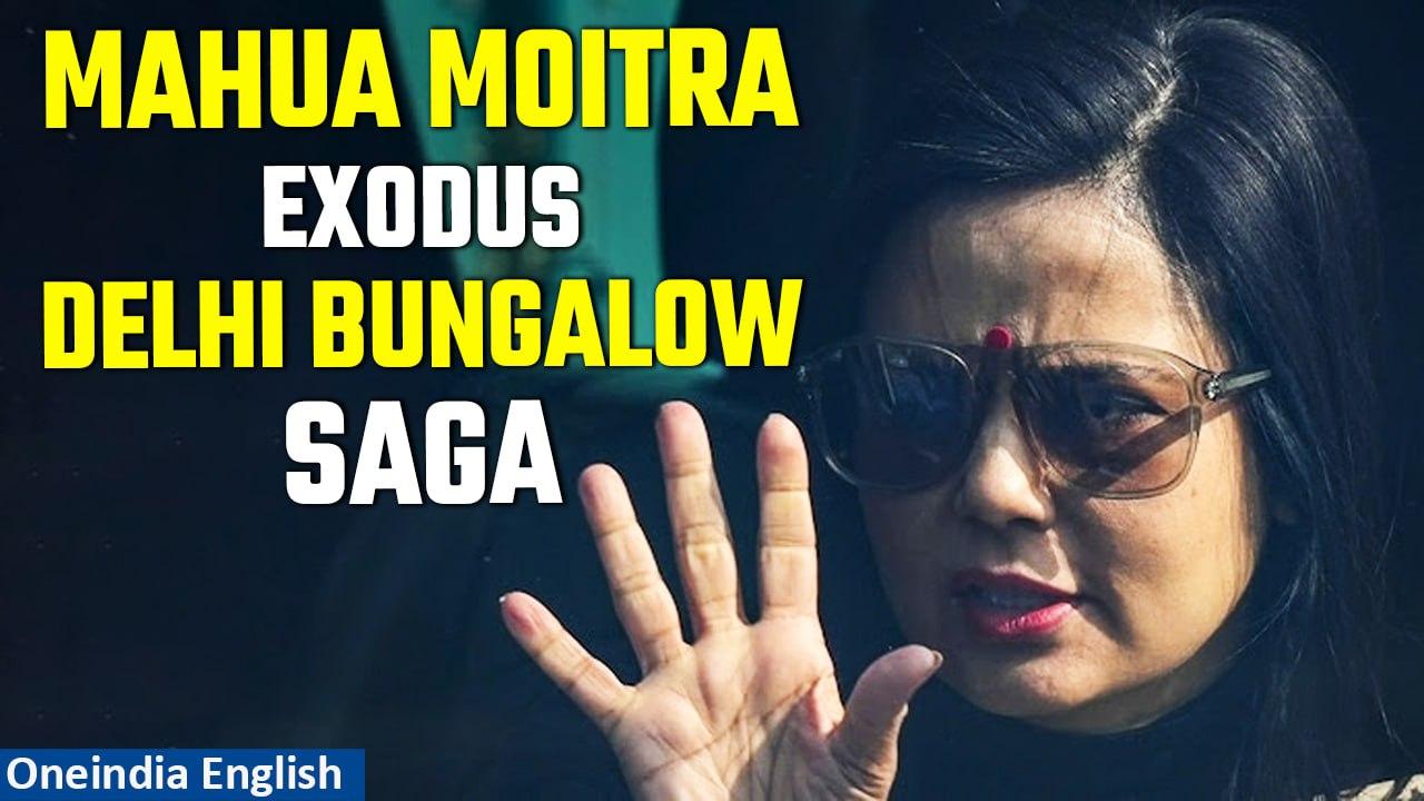 Mahua Moitra expulsion: TMC leader vacates Delhi bungalow days after eviction notice | Oneindia News