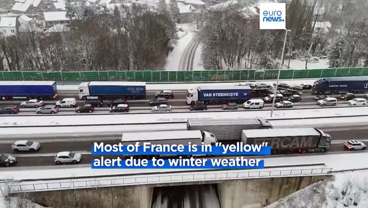 Snow across Northern Europe causes serious disruption