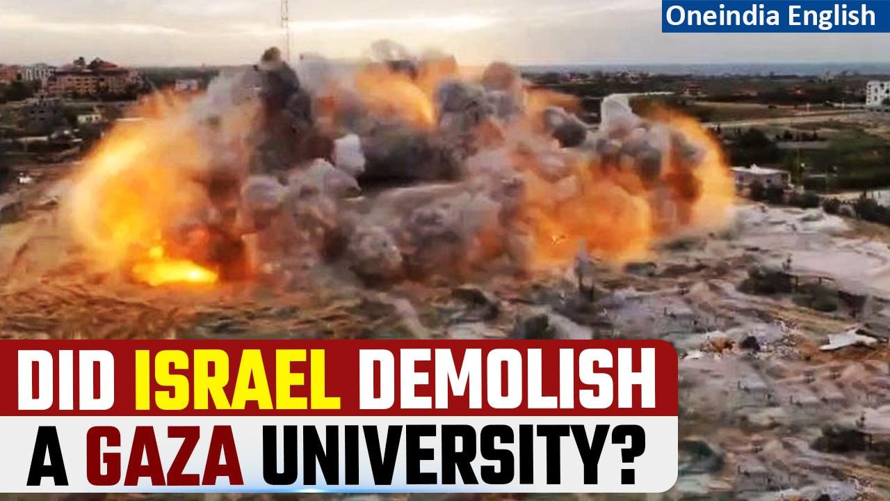 Israel-Hamas War: IDF allegedly destroys Palestinian university; US asks for clarification |Oneindia