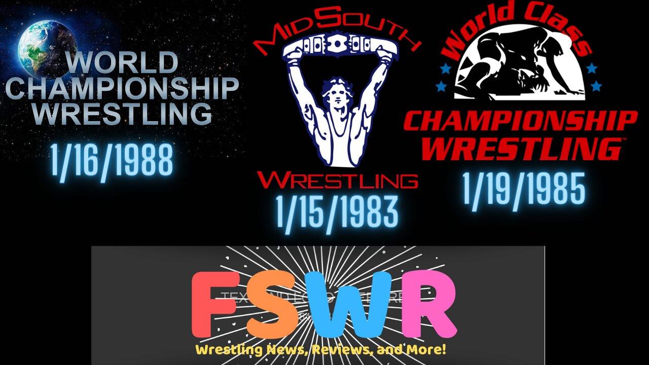 NWA WCW 1/16/88, Mid South Wrestling 1/15/83, WCCW 1/19/85 Recap/Review/Results