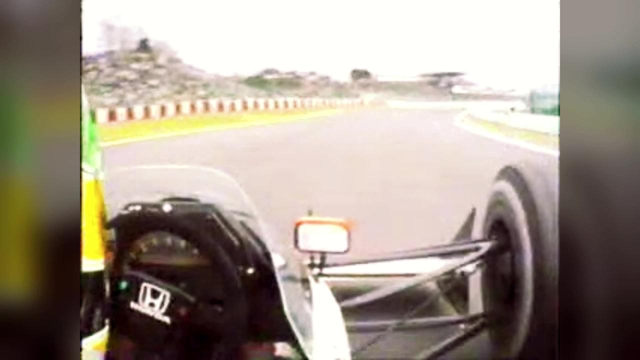 Ayrton Senna on board - Suzuka Circuit - ano desconhecido