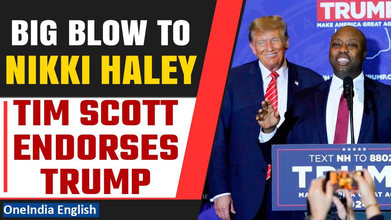 U.S Sen Tim Scott endorses ex-rival Donald Trump ahead of New Hampshire primary | Oneindia