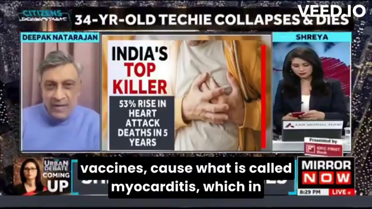 ovid vaccines are reason behind these sudden death: Dr Deepak Natarajan MBBS, MD, DM(Cardiology)