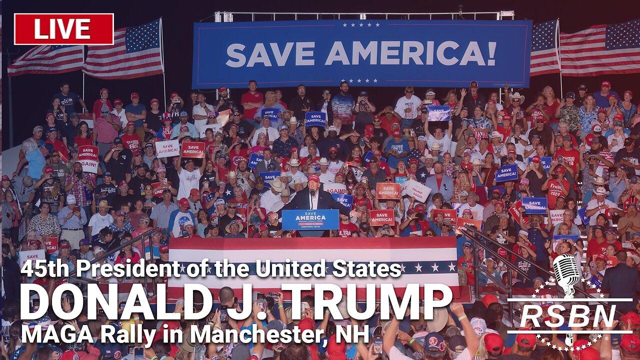 LIVE: President Trump Holds MAGA Rally in Manchester, New Hampshire - 1/20/24