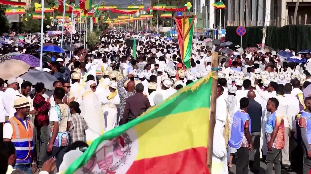 Ethiopians celebrate festival marking Jesus' baptism