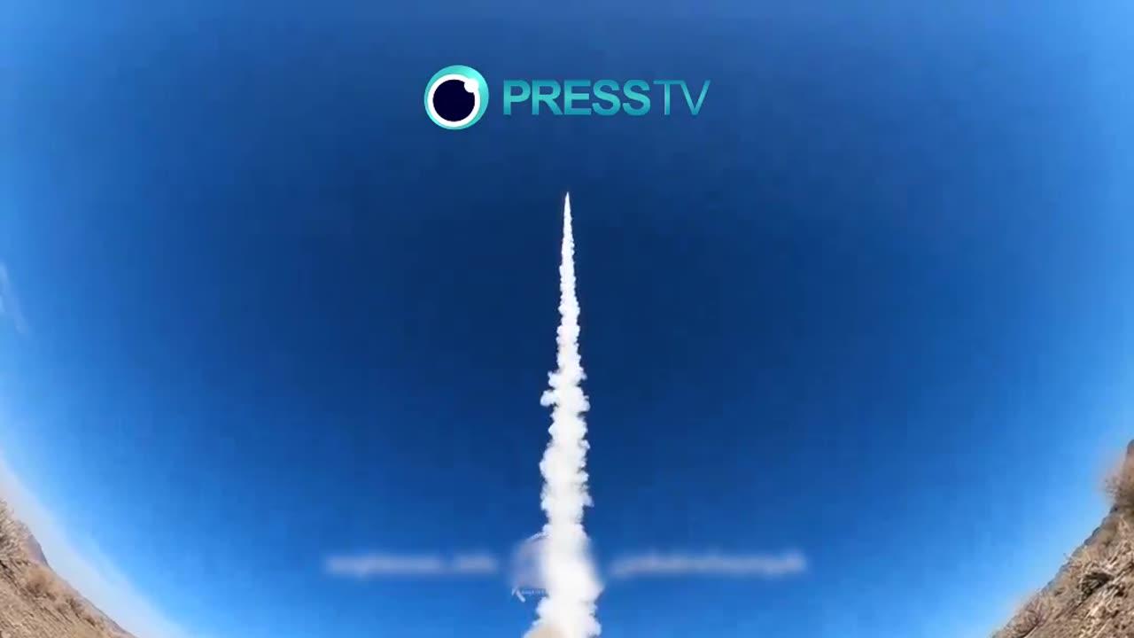 The launch of Sorayya satellite, named after the Pleiades constellation in Persian.