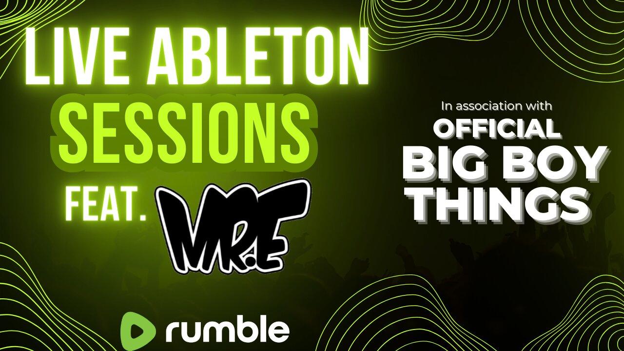Don't mind me, I'm just vibing | Live Ableton Sessions Feat. MR.E |