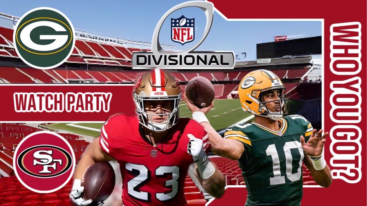 Green Bay Packers vs San Francisco 49ers | Play by Play/Watch Party | 2023 NFC Div. Round