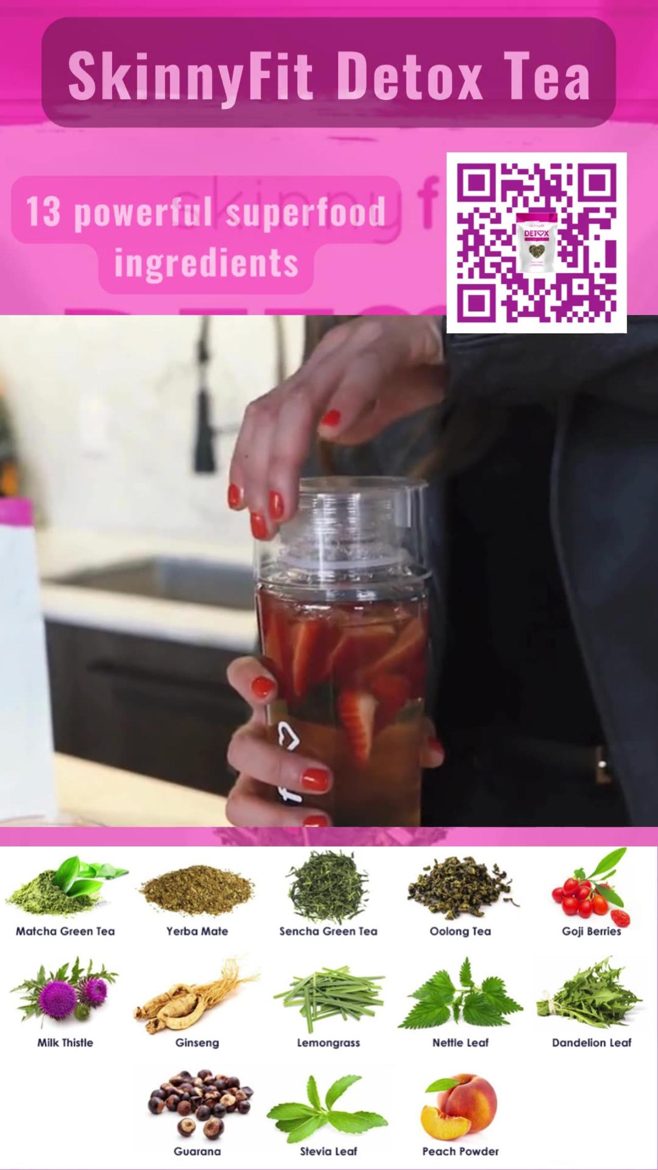 SkinnyFit Detox Tea All Natural, Laxative Free, One News Page VIDEO