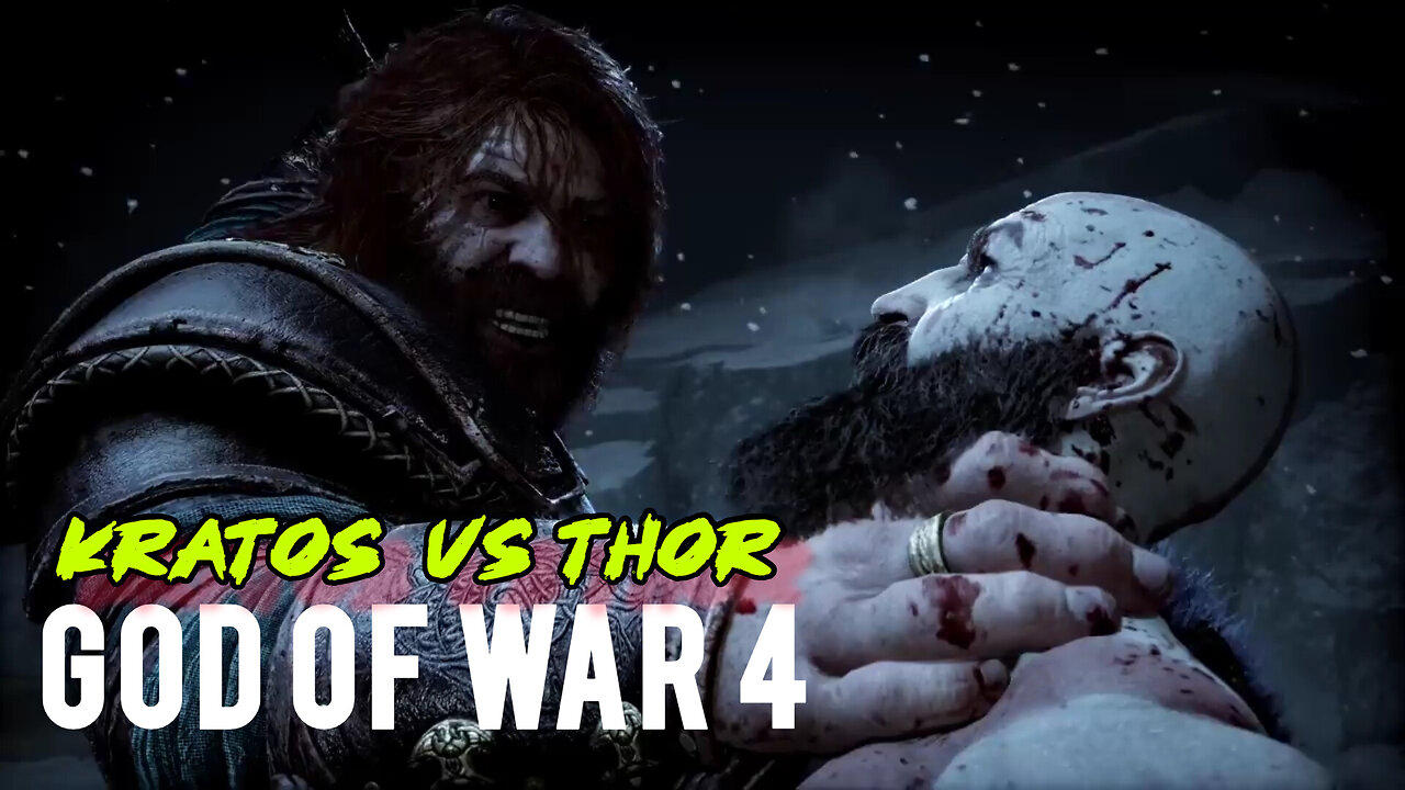Kratos vs Thor | God of war 4 -- part 1