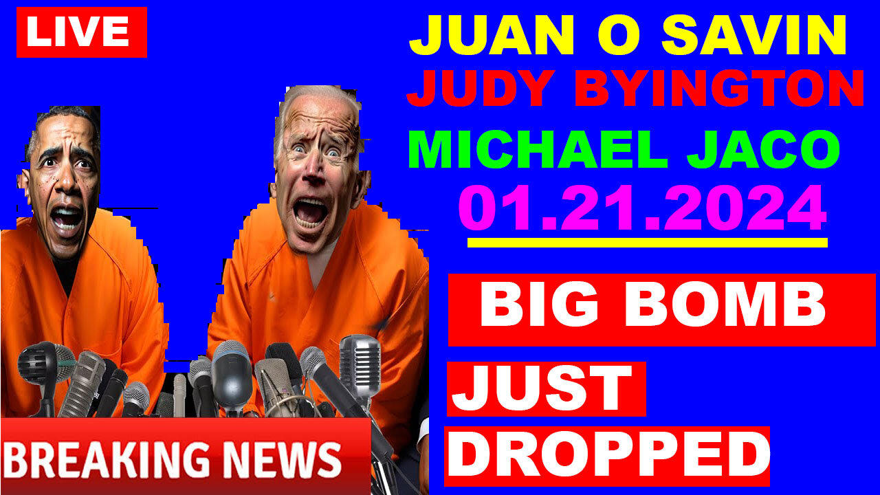 JUDY BYINGTON, JUAN O SAVIN, MICHAEL JACO BOMBSHELL 01.21: BIG BOMB JUST DROPPED