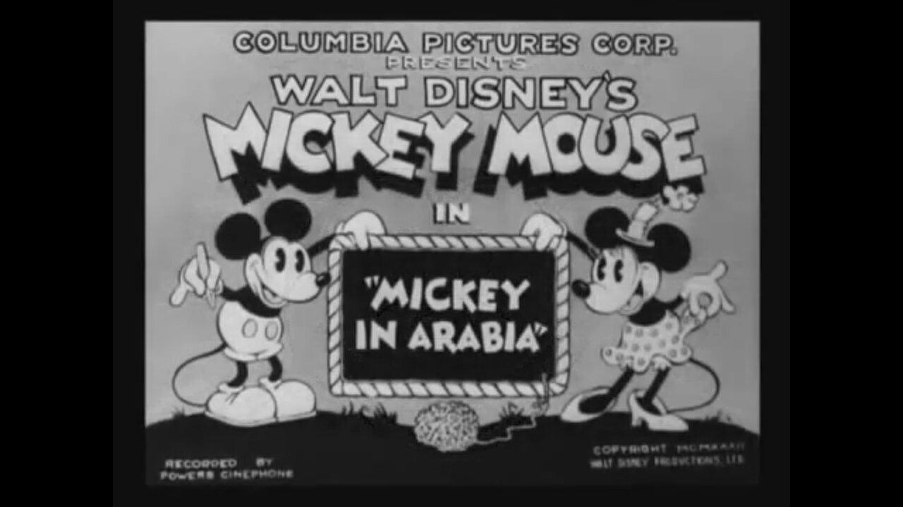 "Mickey in Arabia" (1932 Original Black & White Cartoon)