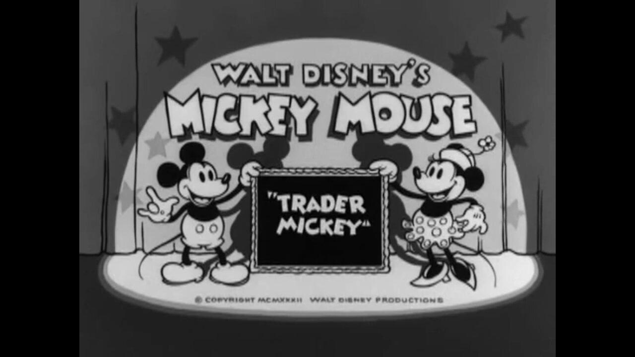 "Trader Mickey" (1932 Original Black & White Cartoon)