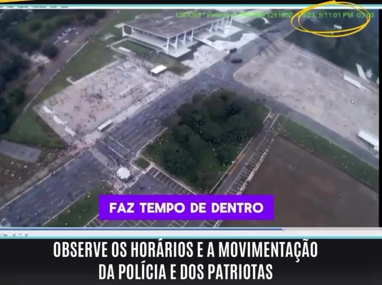 Vídeo vazado de uma câmera do Congresso Nacional mostra, minuto a minuto, a invasão do Palácio do Planalto!