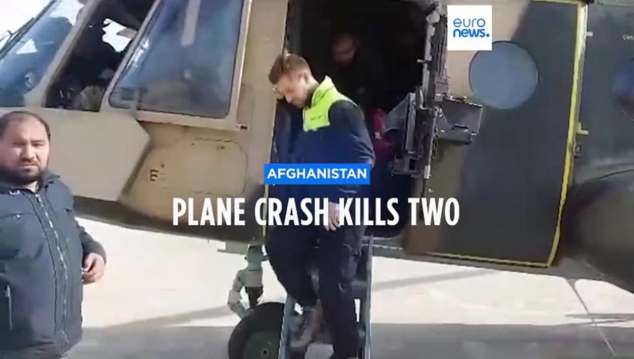 Two dead and four survivors following a plane crash in Afghanistan