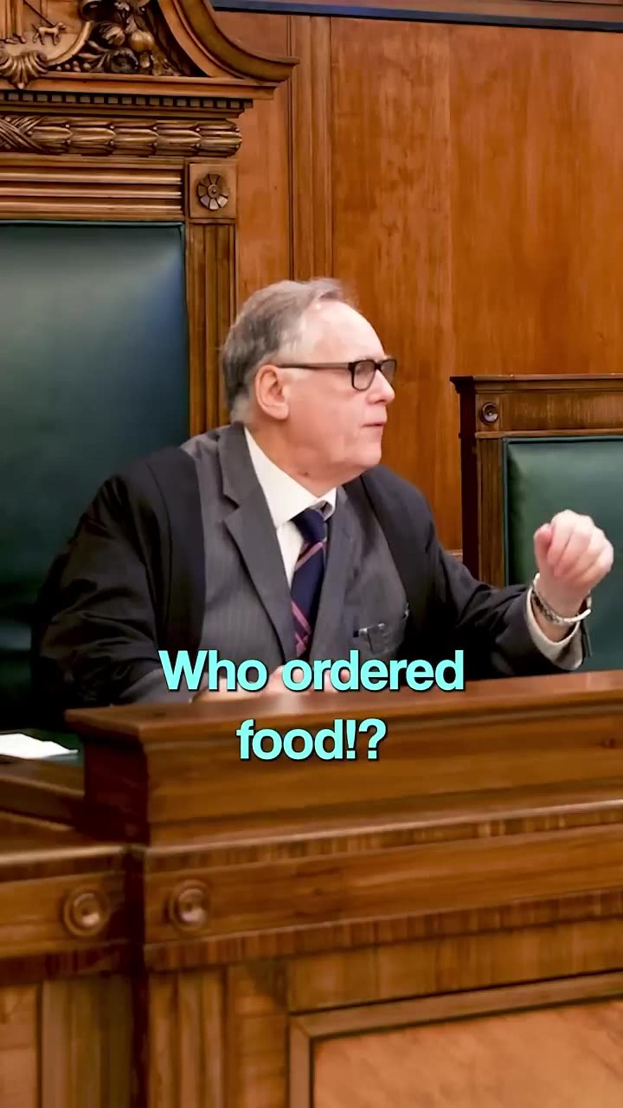 funny uber eat delivery One News Page VIDEO